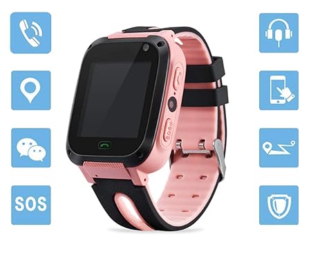 YWZQ SmartWatch con cámara, Triple posicionamiento Reloj de ...