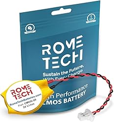 Rome Tech CR2016 CMOS Battery for Lenovo ThinkPad