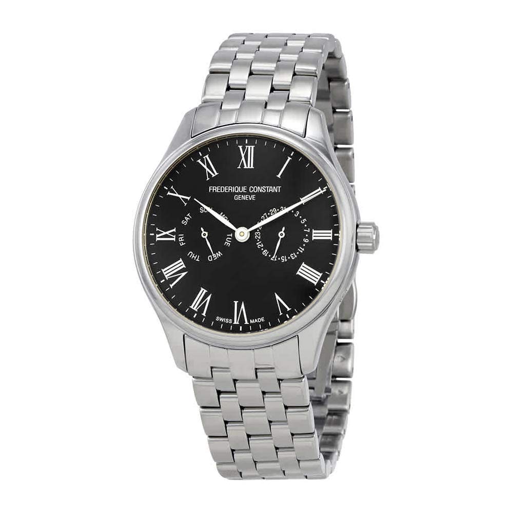 Amazon.com: Frederique Constant Classics Black Dial Stainless Steel Men's  Watch FC-259BR5B6B: Watches