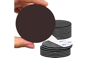 FINEZAHS Flexible Magnetic Dot with Self Adhesive,Big Round Magnets with Adhesive Backing for Crafts Whiteboard, Refrigerator Crafts DIY School,18 Pcs 60mm Diameter 2.36”x 0.08”