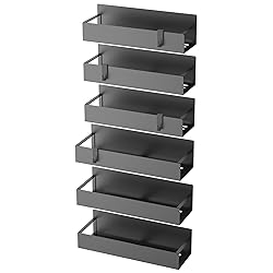 HuggieGems 6 Pack Magnetic Spice Storage Rack
