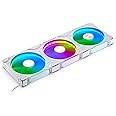 Phanteks D30-140 DRGB PWM Fan 3Pack, Premium D-RGB Performance Fans, ARGB/DRGB Lighting, Daisy-Chain Fan Linking System, 3Pack (White)