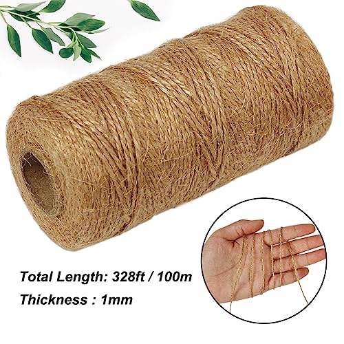Amazon 2mm Jute Twine Kinglake Natural Jute String HSTECH Natural