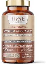 Time Health High Strength Pygeum Africanum 120 Caps 4000mg 20:1 13% Phytosterols view 1