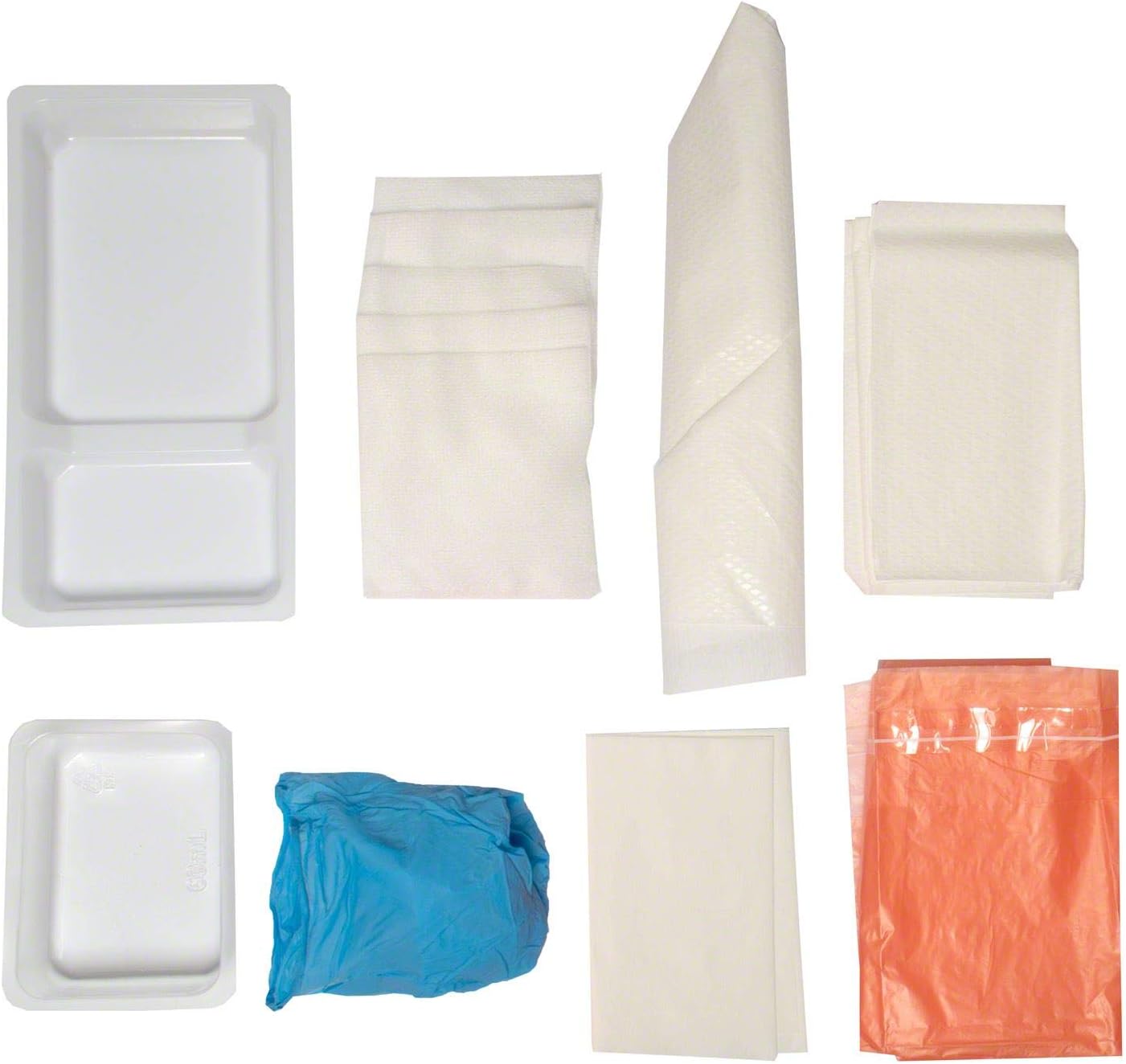 Premier Wound Care Pack Option II Plus with Orange Bags & Medium Nitrile Gloves, Pack of 10, 10 Count (Pack of 1) - Image 3