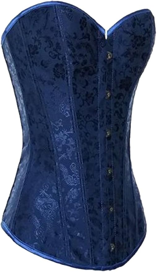 Alivila.Y Corsé de mezclilla para mujer, diseño floral