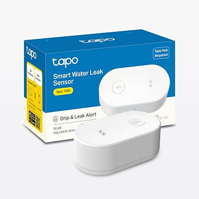 Tapo T300 Smart Water Leak Detector Sensor IP67 Waterproof 90dB Alarm Hub Req
