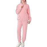 LecGee Girls Quarter zip Sweatsuit Kids Pants Sets Turtleneck Fleece Clothing Set Fall 2 Piece Outfits for Teen Girl