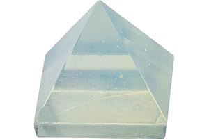 The Chrysalis Stone | Pyramid | Opalite | Mini | 1 Pc | Crystals and Healing Stones, Room Decor, Spiritual Gifts, Reiki, Chakra, Witchcraft, Yoga, Meditation Accessories