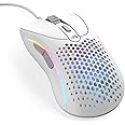 Glorious Gaming - Model D 2: Wired Ergonomic Mouse, Superlight 58g, 26K Optical Sensor, 6 Programmable Buttons, 80 Million Click Lifecycle, FPS, MMO, MOBA, Battle Royale (White)
