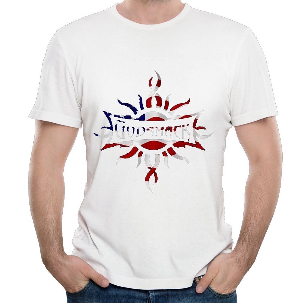 Godsmack Band Us Flag Logo Humor Running Short Sleeve T Shirt