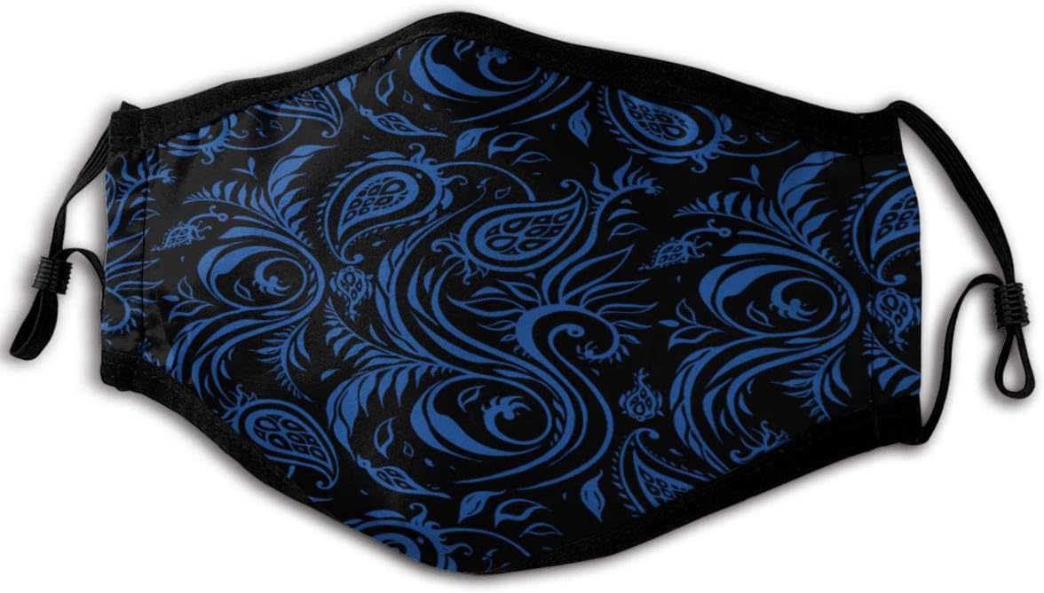 Mouth Masks for Dust Protection Anti Face Mask Washable Earloop Reusable Filter Mask Bohemian Print