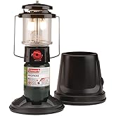 Coleman QuickPack Deluxe+ 1000 Lumens Gas Lantern with Carry Case, Propane Lantern with Automatic Lighting & Adjustable Brightness, Great for Camping, Power Outage, Outdoor Lighting, & More