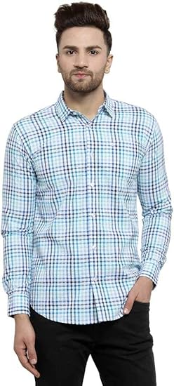MAFATLAL Mens Slim fit Casual Shirt