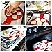 Kyson Nonstick Silicone Pancake Ring, Fried Egg Mold Egg Ring Egg Shaper,Fast & Easy Way to Make Perfect Pancakes