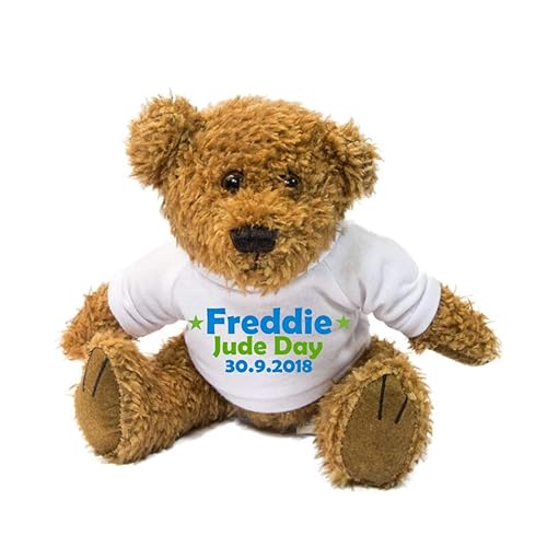 personalised baby boy teddy