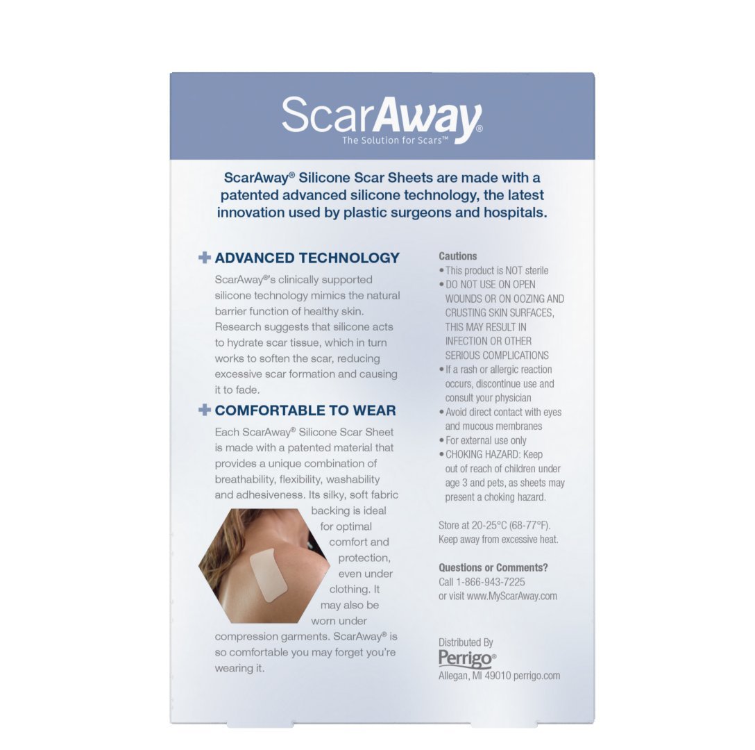 Galleon ScarAway Professional Grade Silicone Scar Treatment Sheets