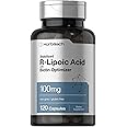 Horbaach R-Lipoic Acid 100 mg | 120 Capsules | with Biotin Optimizer | Non-GMO, Gluten Free | Stabilized R-Lipoic Acid Supplement