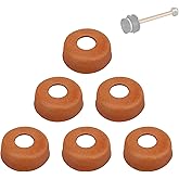 LVACODV Lantern Accessories - 6 Pcs Leather Pump Cups for Coleman Gas Lantern 220 200 242 425 413 236 237 Models (216-5091) - Compatible with Coleman Gas Lanterns and Stove