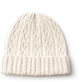Downholme Women's 100% Cashmere Cable-Knit Hat