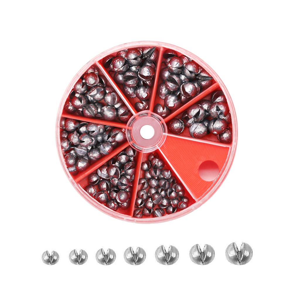 Skystuff Fishing Weights, Tungsten Drop Sinkers, Silver, Ideal for Dead-bait & Bottom Fishing