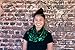 Satin Irish St. Patrick's Day Shamrock Clover Infinity Circle Scarf, Black/Green, One Size
