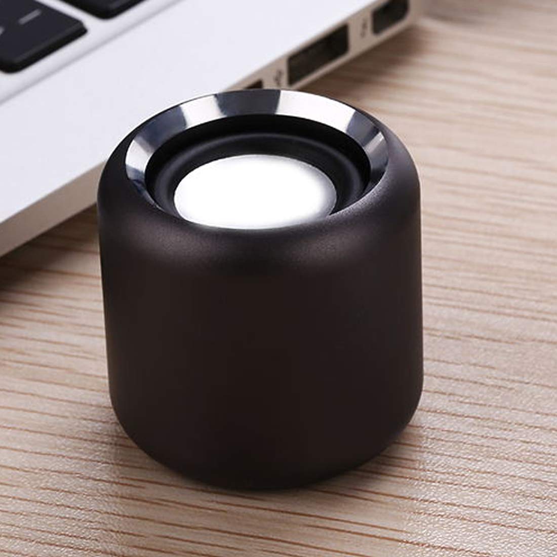 Wireless Mini Bluetooth Speaker Small Loud Portable Speakers for Home, Outdoors, Travel with 5-Hour Playtime, Subwoofer, Enhanced Bass(Black)