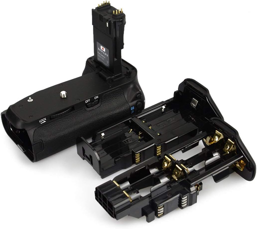 DSTE BG-E14 Battery Grip + 2x LP-E6 Battery + USB Charger for Canon EOS 70D 80D - Image 3