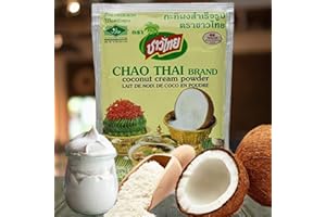 MEKOMAN Authentic Flavor with Thai Coconut Milk Cream Powder: Enhancing Cooking, Baking, Beverages, and Desserts. Elevate Sauces, Dressings, and Enjoy as a Non-Dairy Alternative. Essential for Iconic Dishes like Mushroom Risotto, Thai Curries, Tom Kha Gai, Malaysian Beef Rendang, Indonesian Chicken Satay (Sate Ayam), Filipino Chicken Adobo, Indian Butter Chicken (Murgh Makhani), Thai Coconut Mango Sticky Rice (Khao Niew Mamuang), and More!