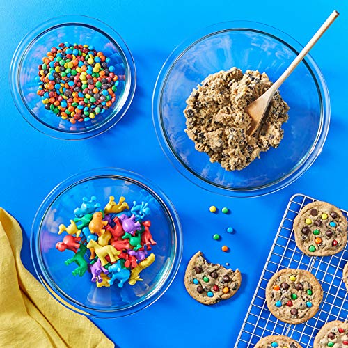 Pyrex Glass Measuring Cup Set (3Piece, Microwave and Oven Safe),Clear