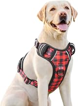 HEELE No Pull Dog Harness Reflective Adjustable Front Back Leash Attach XL view 7