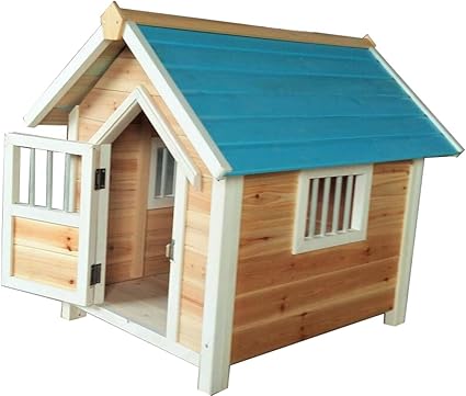 dog house made of wood