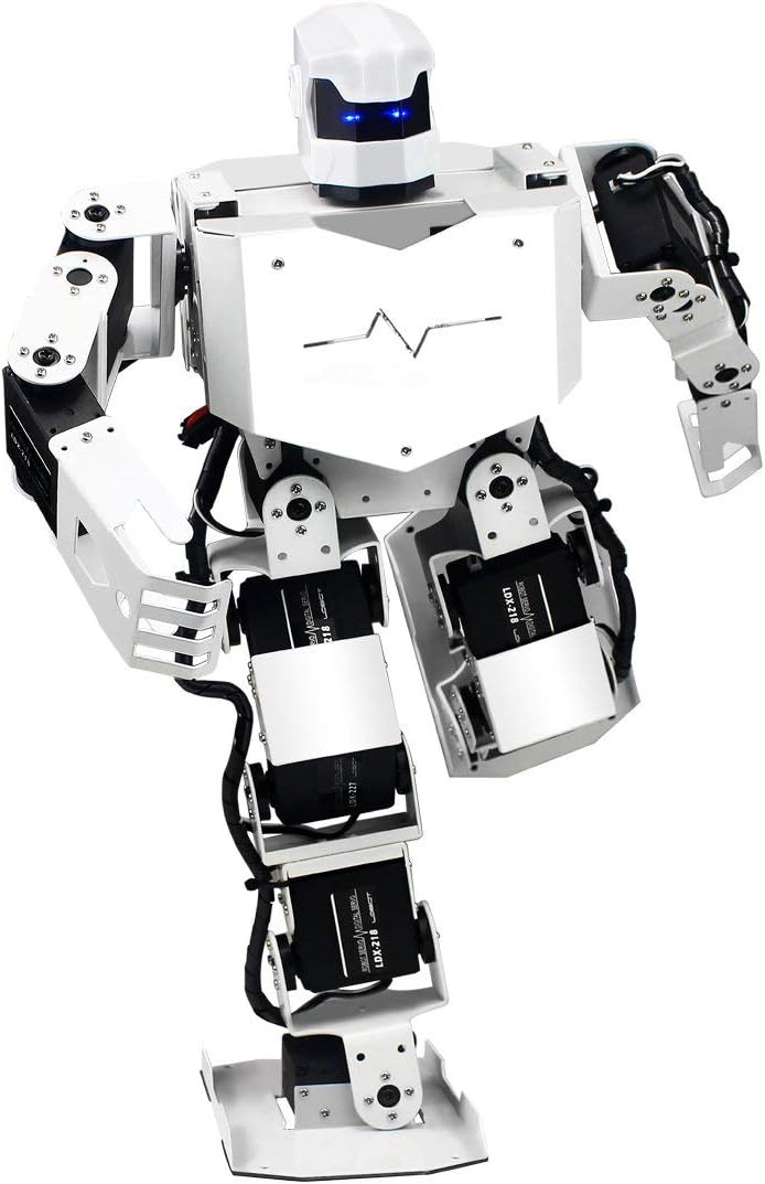 CASTERBOT H3S 16DOF Biped Humanoid Robot Kit with Free APP, MP3 Module, Detailed Video Tutorial Support Sing Dance(Assembled)
