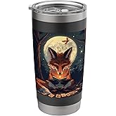 Fox Lover Vixen Foxes Wildlife Animal Foxes Stainless Steel Insulated Tumbler