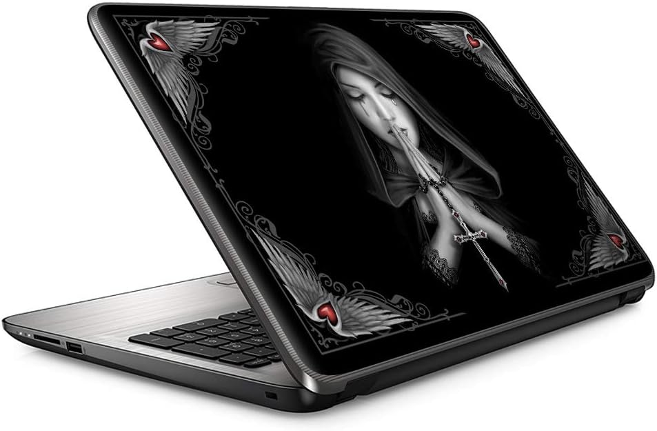 Anne Stokes Gothic Prayer Hands | 14" Custom Fit Made to Order Laptop Notebook Skin Vinyl Sticker Cover Decal Fits HP Lenovo Apple Mac Dell Compaq Asus Acer