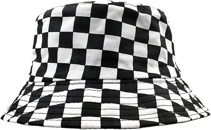 Checkered vans bucket hat Clearance