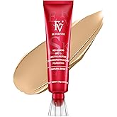 FV Matte Waterproof Foundation-Longwear Transfer-Proof, with Medium to Full Coverage, Oil-control &amp; Lightweight, Liquid Foundation Makeup for Normal/Oily Skin, 30g, Natural Beige