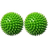 Therapist's Choice® Pack of 2 Soft Spiky Massage Balls, Stress Reflexology, Porcupine Sensory Ball Set