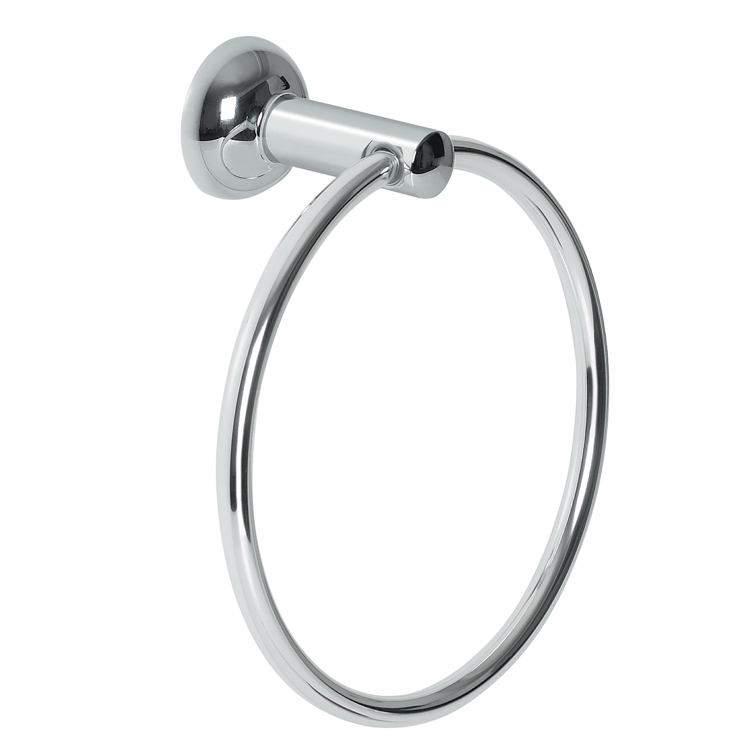 Spirella Campagne Chrome Plated Metal Towel Ring, 16 x 16 x 7 cm