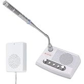 DESHUN DS-989 Window Intercom, Full Duplex Window Speaker System,Loud Speaker, Intercom System for Business,Medical Treatment,School, Home,Hospital, Store.