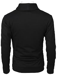 H2H Mens Casual Slim Fit Soft Acrylic Solid