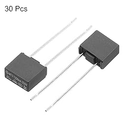 uxcell 30Pcs DIP Mounted Miniature Square Slow Blow