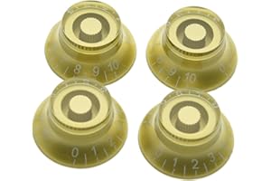 DOPRO USA/Imperial Spec LP Guitar Bell Knobs 24 Fine Spline Top Hat Guitar Knobs for Gibson Les Pauls or CTS Pots