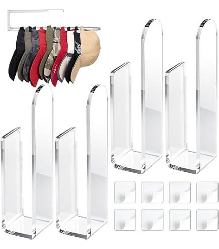 Easter Clearance Rack,Sturdy Acrylic Wall Mounted Hat Hook Baseball Hat Organizer Strong Adhesive Rack Multi Purpose Holder Sticky Storage For Cap Hanger 5deb776e 97a2 425c 9cee 94ebac8d76b2.a64aa9b126865334ee2fb5fe60a94e74 10 thumbnail image