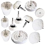Polishing Pad Buffing Wheel Kit White Flannelette