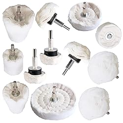 Polishing Pad Buffing Wheel Kit White Flannelette