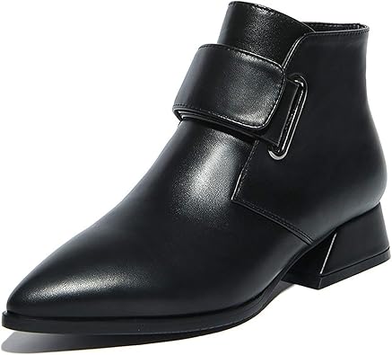 ladies leather short boots