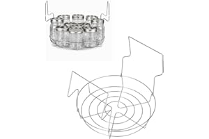 Canning Rack, Stainless Steel Canning Rack, Canning Rack for Water Bath Canner, Contoured Canning Rack, Canning Jar Rack for 