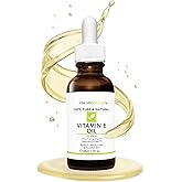 Vitamin E Oil - 100% Pure &amp; Natural, 42,900 IU. Repair Dry, Damaged Skin from Surgery &amp; Acne, Age Spots &amp; Wrinkles. Boost Collagen for Moisturized, Youthful-looking Skin. d-alpha tocopherol