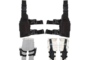 UniqueFire Left Hand & Right Hand Adjustable Universal Waterproof Pistol/Gun Drop Puttee Leg Thigh Holster Pouch Holder